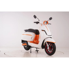 Էլեկտրական մոտոցիկլետ RETRO LA  ORANGE 011-1