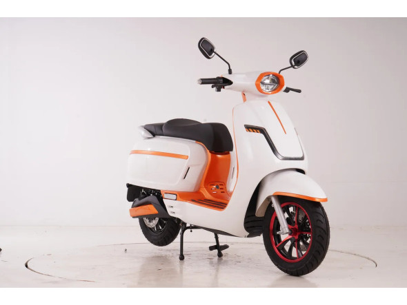 Էլեկտրական մոտոցիկլետ RETRO LA  ORANGE 011-1