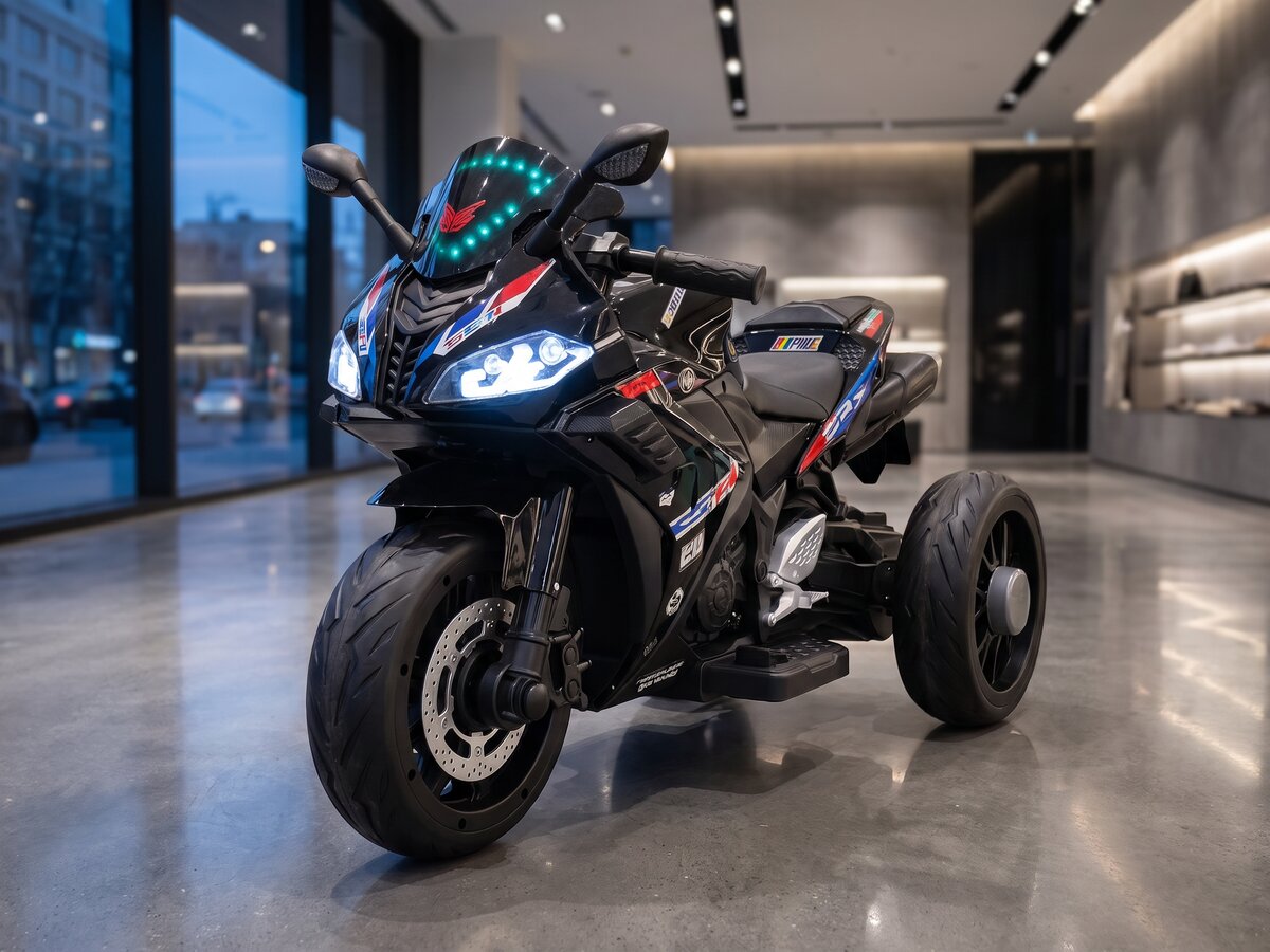 Էլեկտրական մանկական մոտոցիկլ M88 BLACK