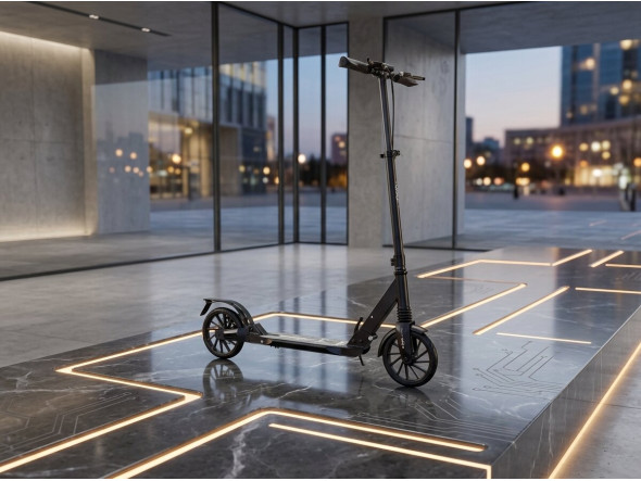 SCOOTER ARSM28 BLACK ALUMINE