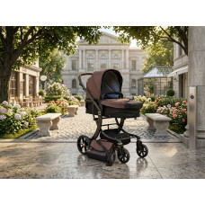 BABY STROLLER 1-19 BROWN