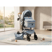 BABY STROLLER 1-1 GREY