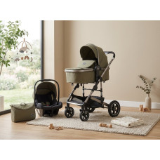 BABY STROLLER 1-28 GREEN + BABY CAR SEAT