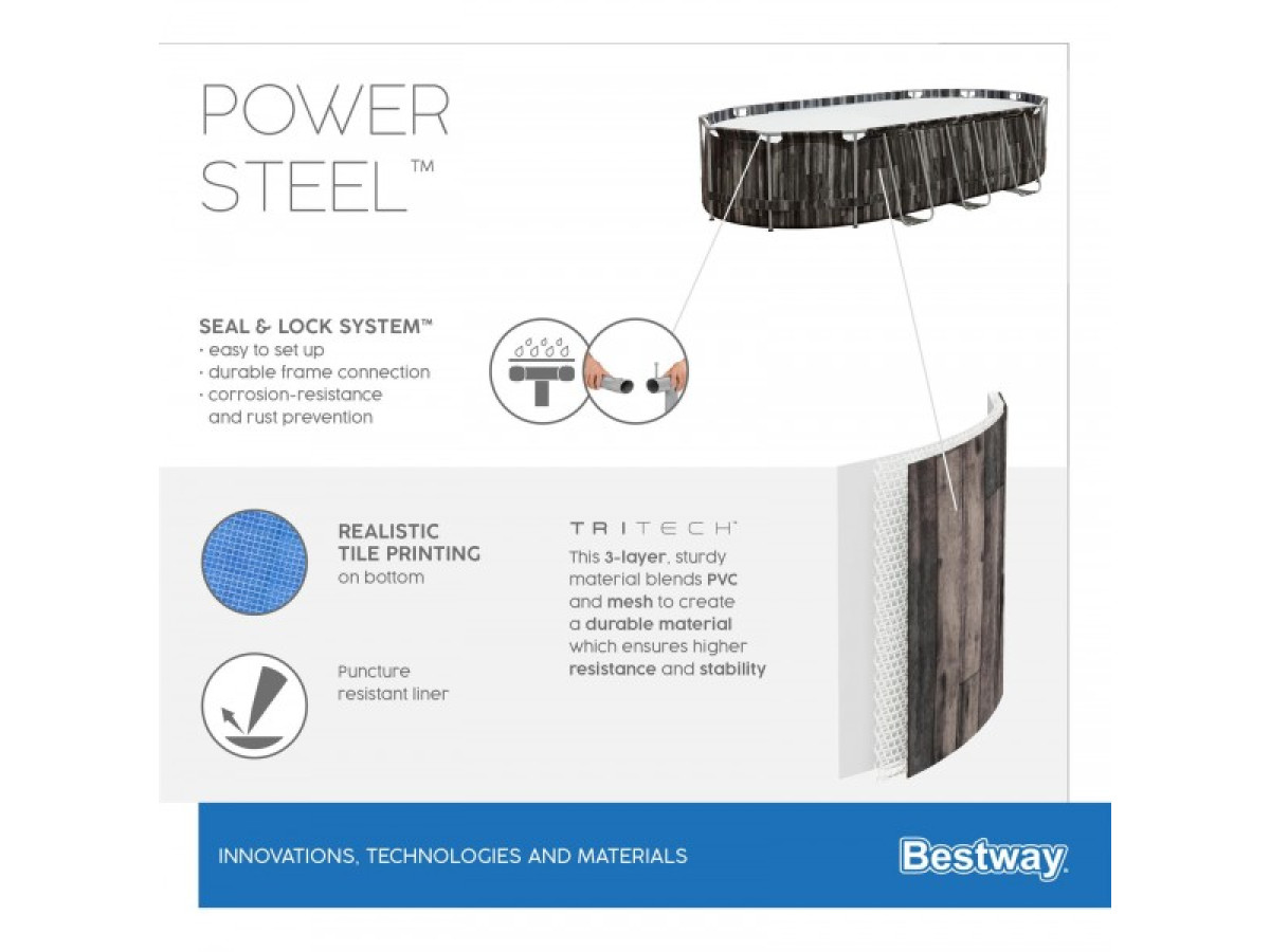 BESTWAY Power Steel 610х366х122սմ 