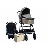 BABY STROLLER 1-28 GREEN + BABY CAR SEAT