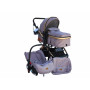 BABY STROLLER 1-11 BEIGE + BABY CAR SEAT