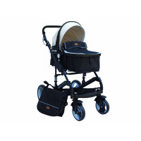 BABY STROLLER 1-22 BLACK-WH