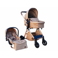 BABY STROLLER 1-26 BEIGE + BABY CAR SEAT