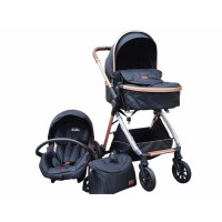 BABY STROLLER 1-26 BLACK + BABY CAR SEAT